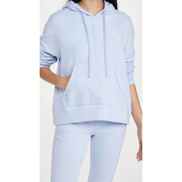Free People FP Movement Size XS Work It Out Hoodie Aurora Blue Super Soft NWT - Picture 1 of 8